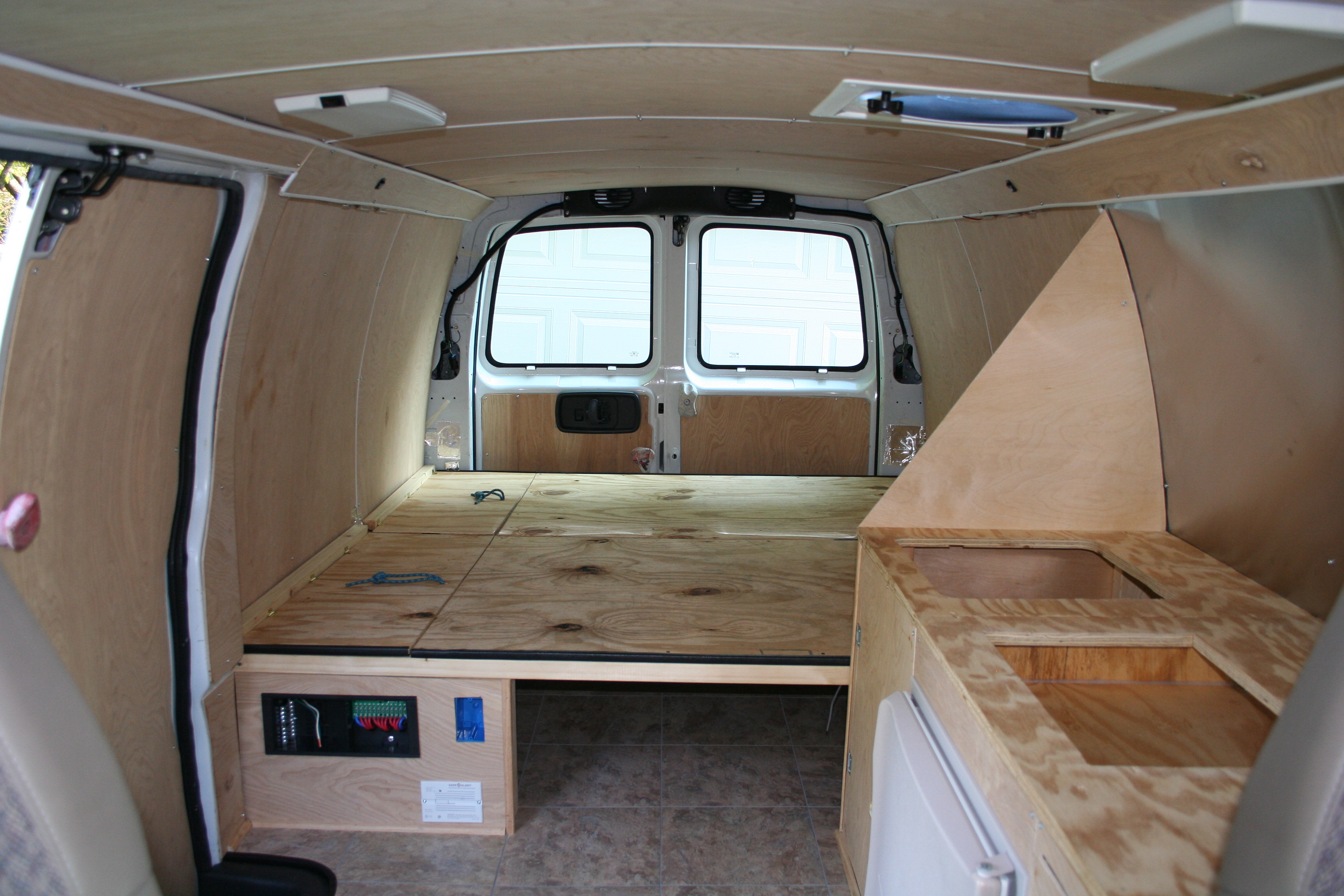 cargo vans converted to campers
