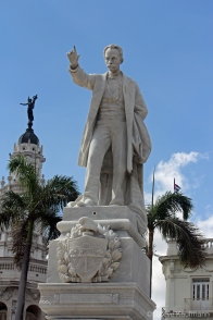 José Martí in Parque Central, Havana, Cuba